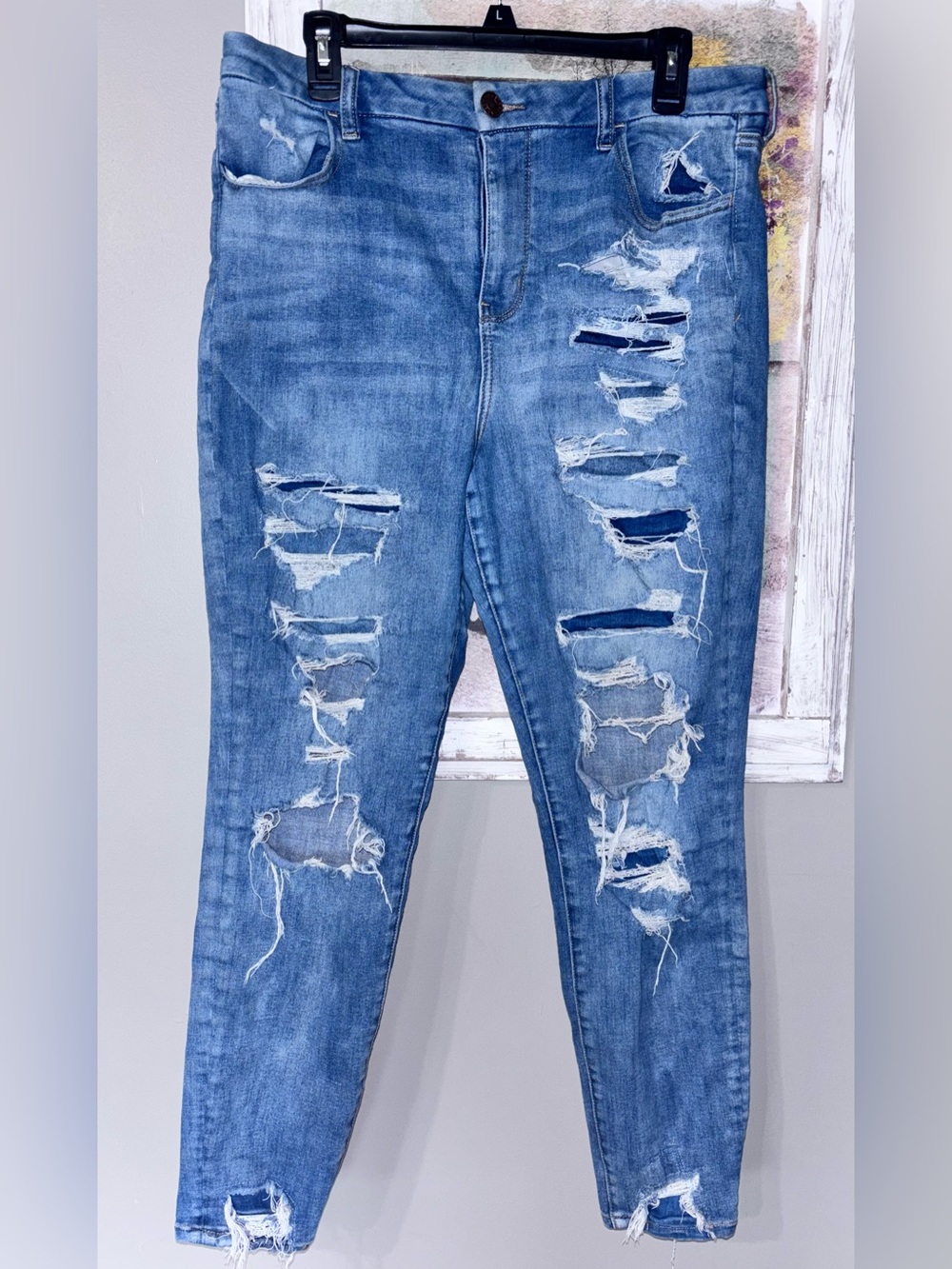 American Eagle Curvy High-Rise Jegging Women's Jeans Size 14 Next Level Stretch